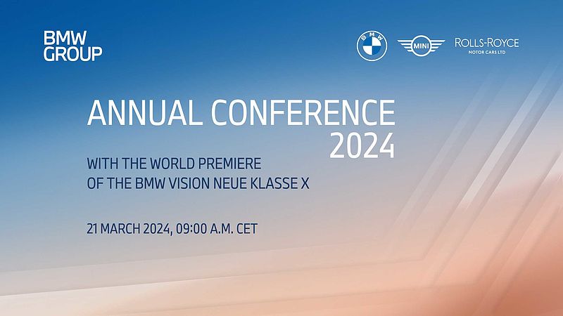   Satellite Details of the BMW Group Annual Conference 2024.