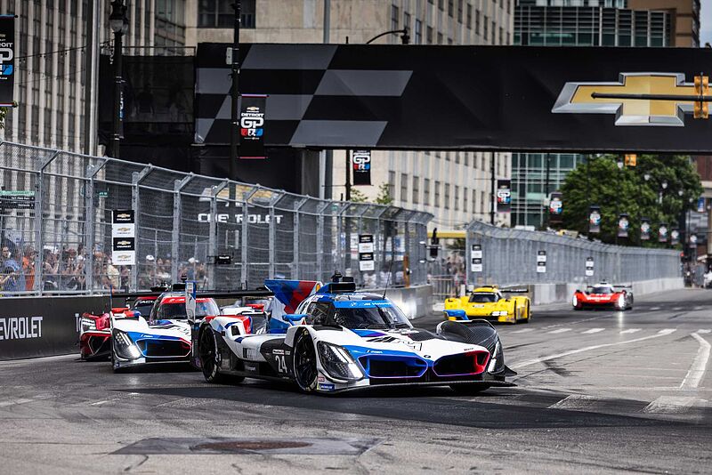 IMSA: Enttäuschendes Rennen für BMW M Team RLL auf dem Straßenkurs in Detroit.