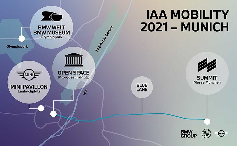 BMW Group auf der IAA Mobility 2021: Offener Dialog für nachhaltige Mobilität der Zukunft – urban in München und digital in der ganzen Welt.