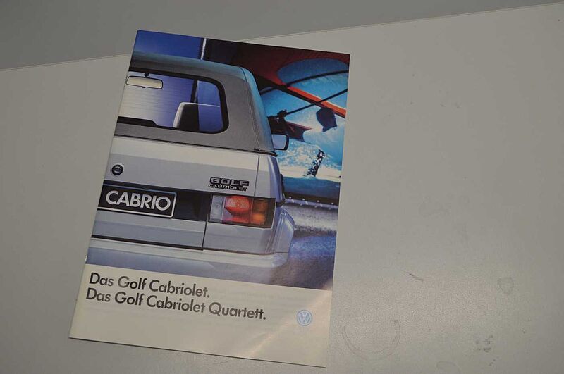 Volkswagen Golf I Cabrio Quartett